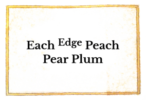 main image for Each Edge Peach Pear Plum