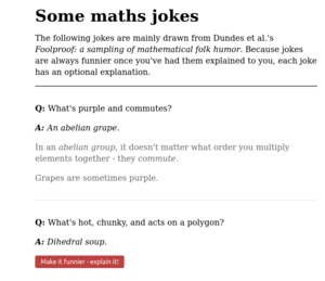 main image for Some maths jokes