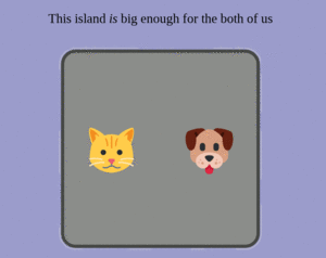 main image for This island is big enough for the both of us