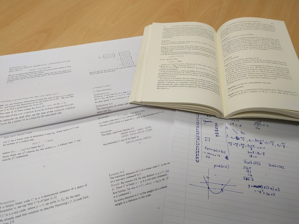 I'm always learning new maths.